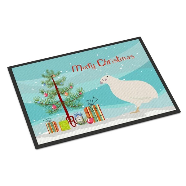 Carolines Treasures Texas Quail Christmas Indoor or Outdoor Mat - 24 x 36 in. BB9324JMAT - main